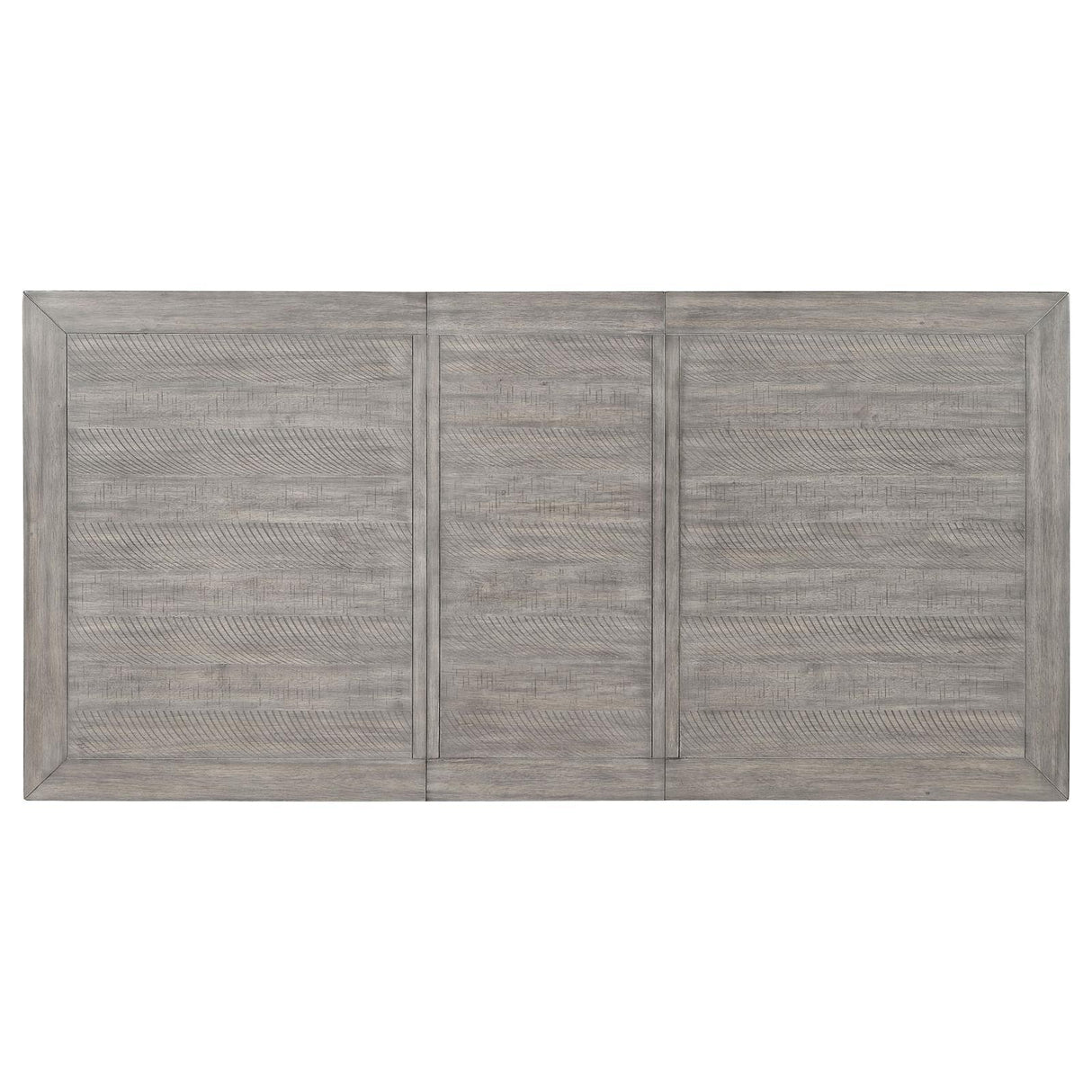 Elodie Gray and Black Rectangular Dining Table with Extension Leaf by Coaster at Eve Furniture