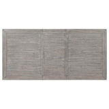 Elodie Gray and Black Rectangular Dining Table with Extension Leaf by Coaster at Eve Furniture