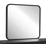Elora Beveled Glass Mirror in Jet Black Ash by Modus Furniture at Eve Furniture