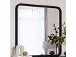 Elora Beveled Glass Mirror in Jet Black Ash by Modus Furniture at Eve Furniture