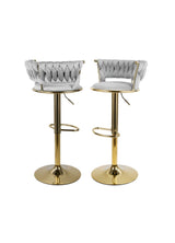 Elora Gray Adjustable Barstool (Set of 2) by Happy Homes at Eve Furniture
