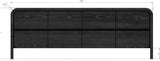 Elora Jet 78" Entertainment Console by Modus Furniture at Eve Furniture
