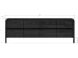 Elora Jet 78" Entertainment Console by Modus Furniture at Eve Furniture