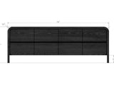 Elora Jet 78" Entertainment Console by Modus Furniture at Eve Furniture
