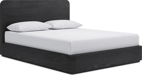 Elora Jet California King Ash Wood Platform Bed by Modus Furniture at Eve Furniture