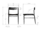 Elora Jet Dining Chair (Set of 2)