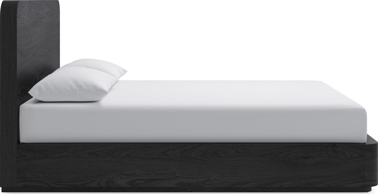 Elora Jet King Ash Wood Platform Bed by Modus Furniture at Eve Furniture