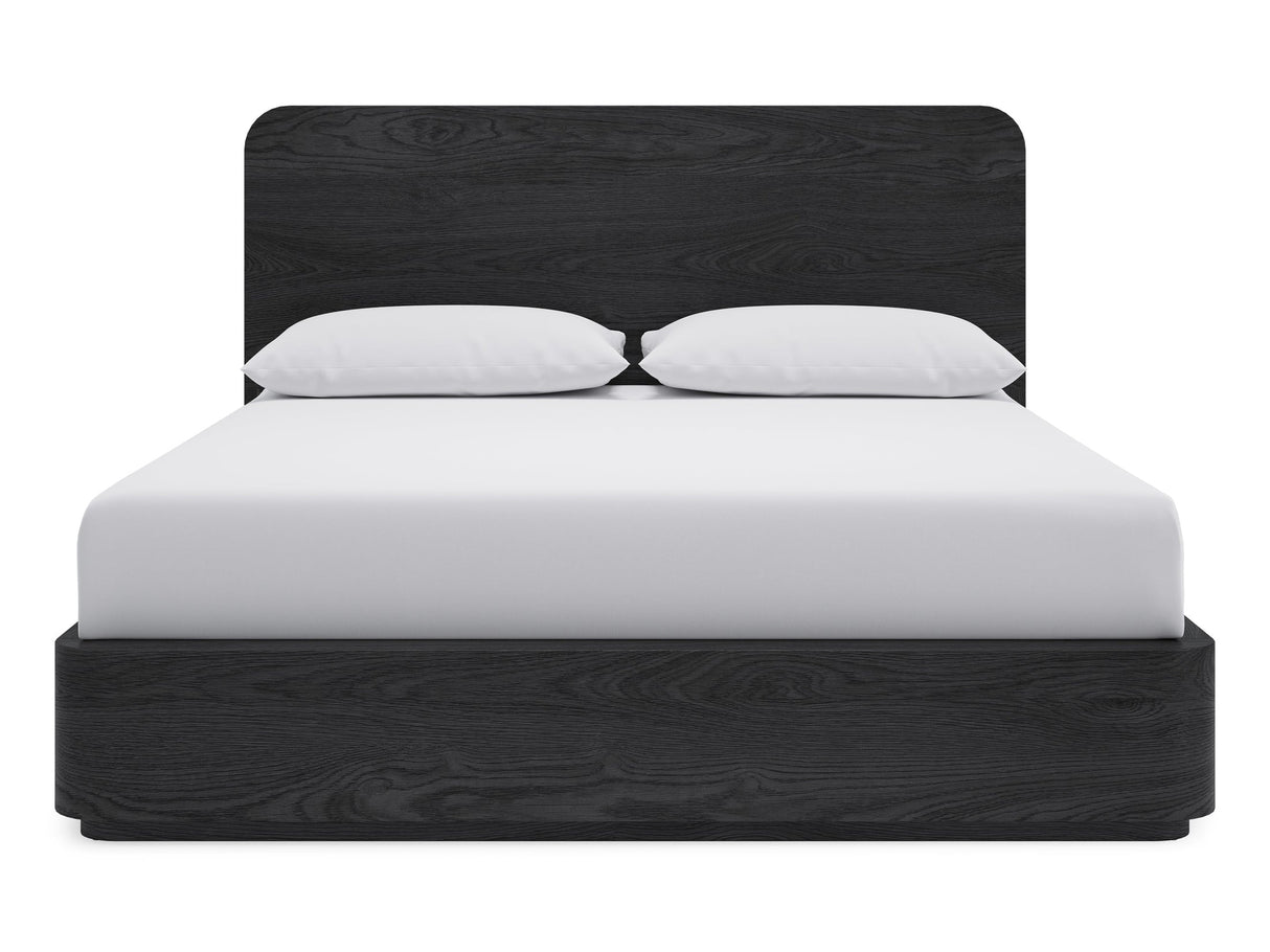 Elora Jet King Ash Wood Platform Bed by Modus Furniture at Eve Furniture