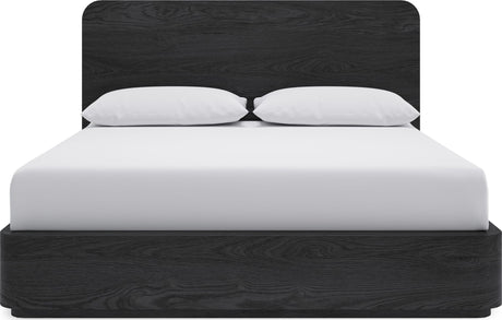 Elora Jet Queen Ash Wood Platform Bed by Modus Furniture at Eve Furniture