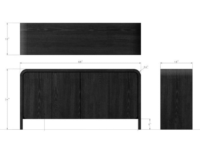 Elora Jet Sideboard by Modus Furniture at Eve Furniture