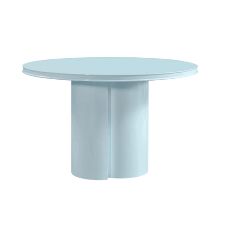 Elora Lacquer 47" Round Dining Table by TOV Furniture at Eve Furniture
