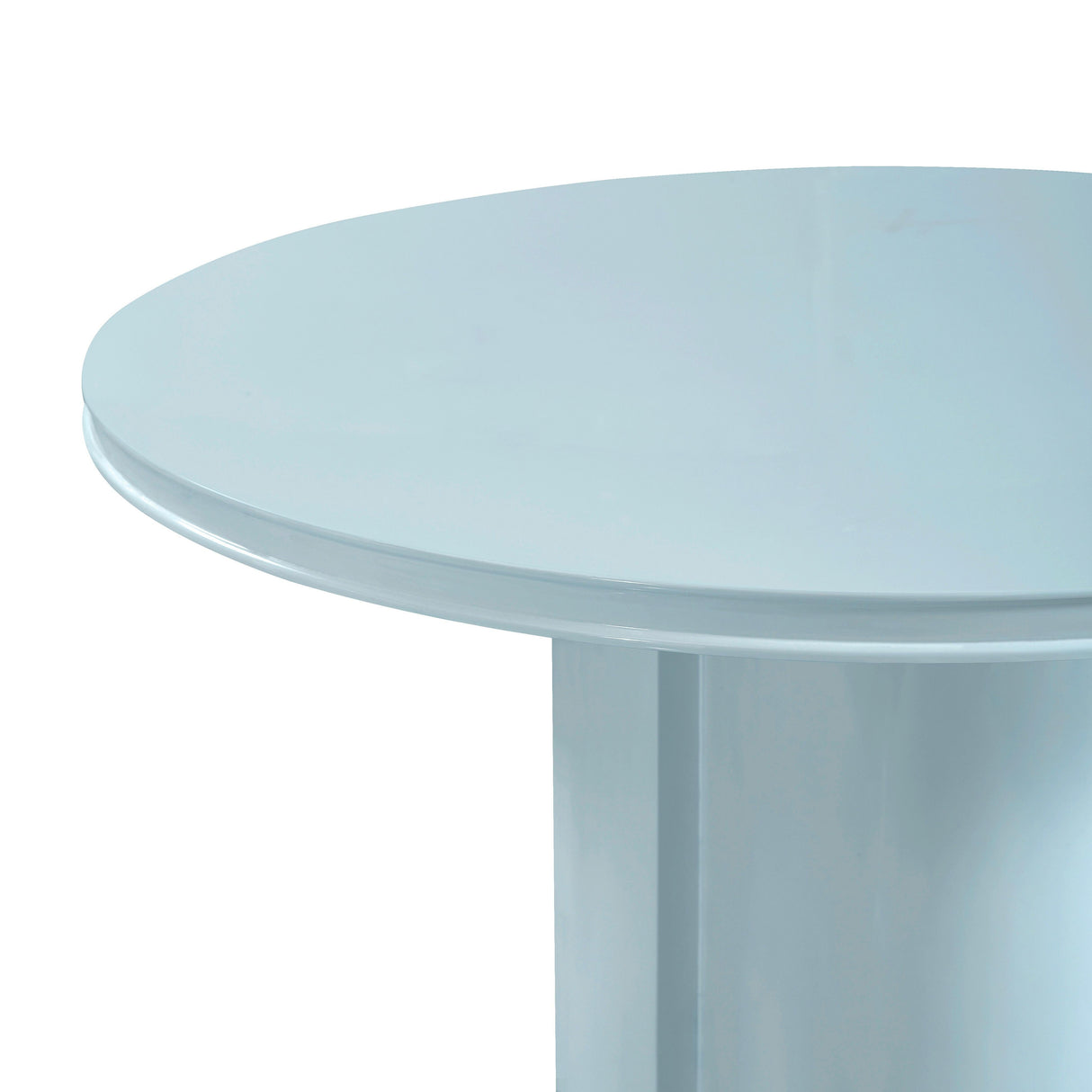 Elora Lacquer 47" Round Dining Table by TOV Furniture at Eve Furniture