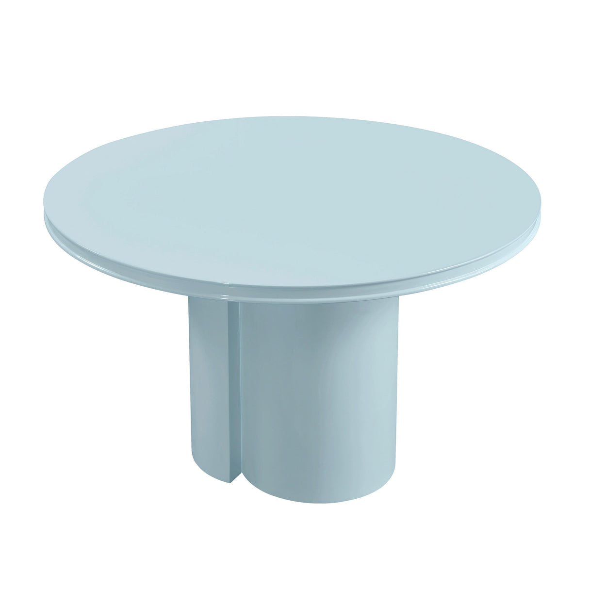Elora Lacquer 47" Round Dining Table by TOV Furniture at Eve Furniture