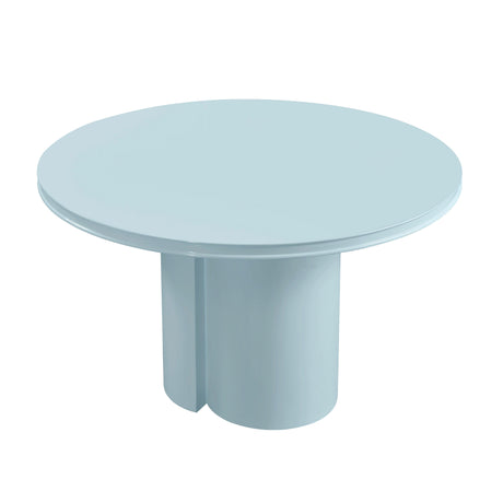 Elora Lacquer 47" Round Dining Table by TOV Furniture at Eve Furniture