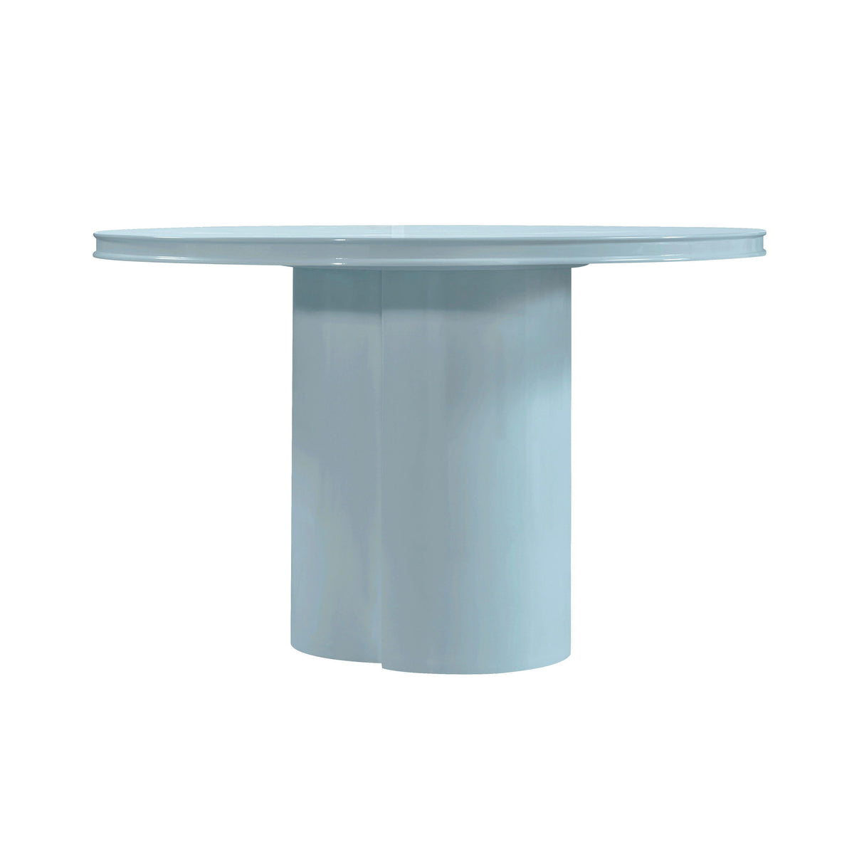 Elora Lacquer 47" Round Dining Table by TOV Furniture at Eve Furniture