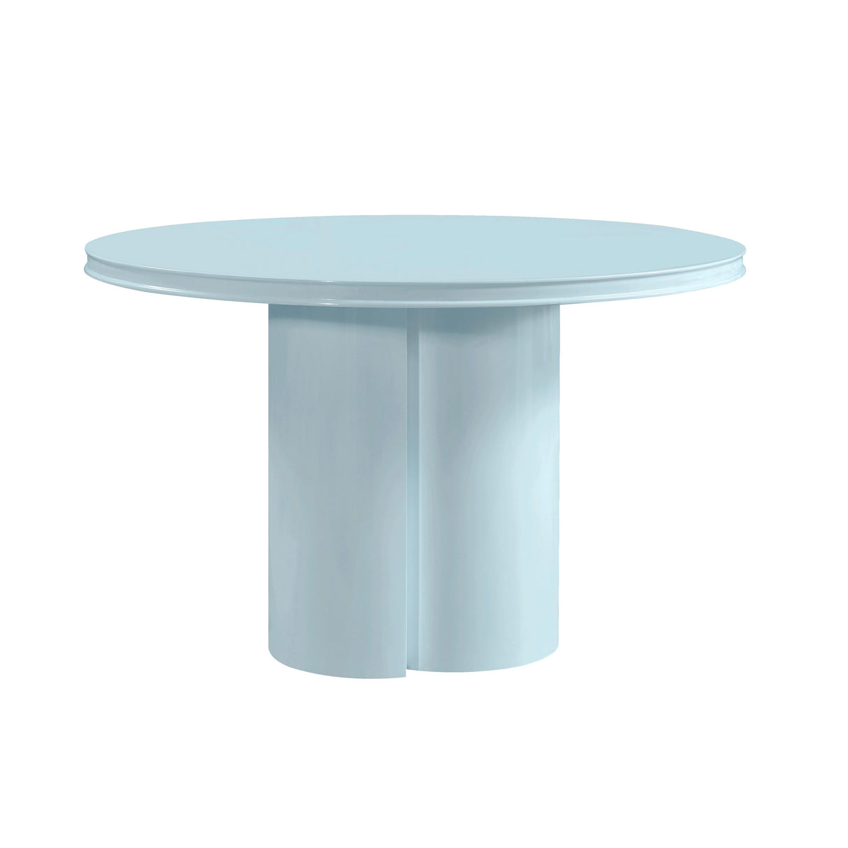 Elora Lacquer 47" Round Dining Table by TOV Furniture at Eve Furniture