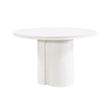 Elora Lacquer 47" Round Dining Table by TOV Furniture at Eve Furniture