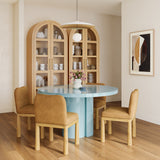 Elora Lacquer 47" Round Dining Table by TOV Furniture at Eve Furniture