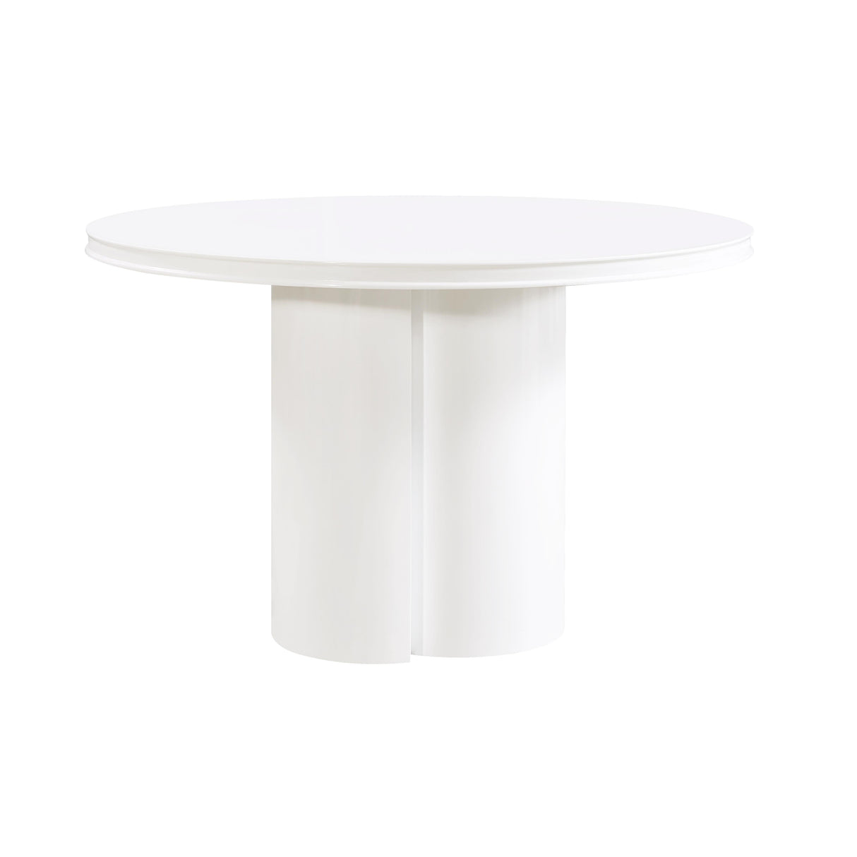Elora Lacquer 47" Round Dining Table by TOV Furniture at Eve Furniture