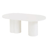Elora Lacquer 79" Oval Dining Table by TOV Furniture at Eve Furniture