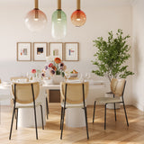 Elora Lacquer 79" Oval Dining Table by TOV Furniture at Eve Furniture