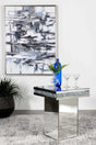 Elora Mirror Pedestal Square Top Accent Table by Coaster at Eve Furniture