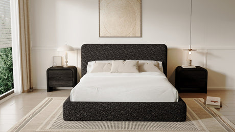 Elora Moonlight Full Upholstered Platform Bed by Modus Furniture at Eve Furniture