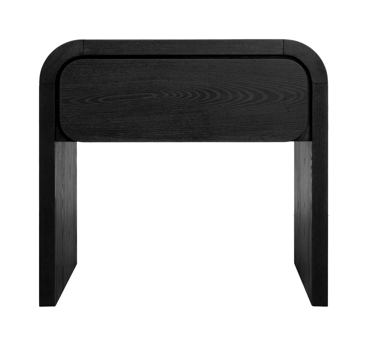 Elora One Drawer Nightstand in Jet Black Ash by Modus Furniture at Eve Furniture