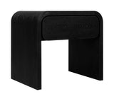 Elora One Drawer Nightstand in Jet Black Ash by Modus Furniture at Eve Furniture