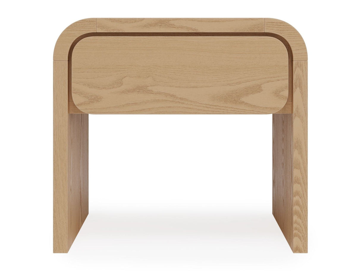Elora Timber One Drawer Nightstand by Modus Furniture at Eve Furniture