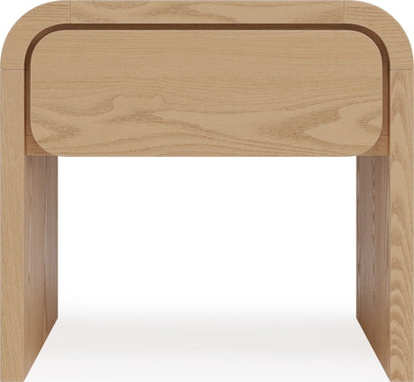 Elora Timber One Drawer Nightstand by Modus Furniture at Eve Furniture