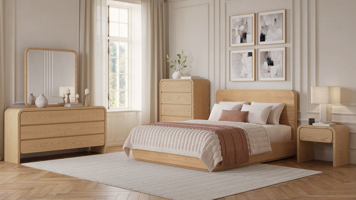 Elora Timber One Drawer Nightstand by Modus Furniture at Eve Furniture