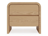Elora Timber Two Drawer Nightstand by Modus Furniture at Eve Furniture