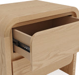 Elora Timber Two Drawer Nightstand by Modus Furniture at Eve Furniture