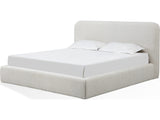 Elora Whitewashed Full Upholstered Platform Bed by Modus Furniture at Eve Furniture