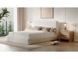 Elora Whitewashed Full Upholstered Platform Bed by Modus Furniture at Eve Furniture