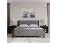 Elora Wood and Velvet Full Upholstered Bed in Jet and Charcoal by Modus Furniture at Eve Furniture
