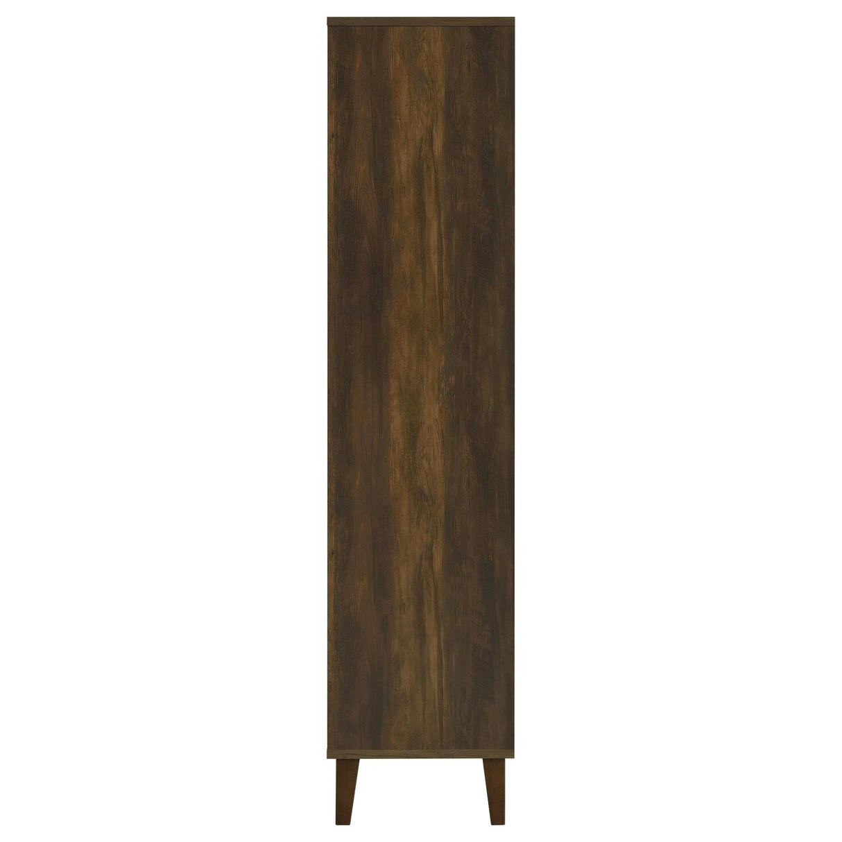 Elouise Dark Pine 4-Door Engineered Wood Tall Accent Cabinet