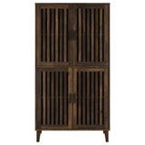 Elouise Dark Pine 4-Door Engineered Wood Tall Accent Cabinet by Coaster at Eve Furniture
