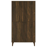 Elouise Dark Pine 4-Door Engineered Wood Tall Accent Cabinet by Coaster at Eve Furniture