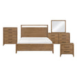 Elowen Brown 5-Piece Queen Bedroom Set by Homelegance at Eve Furniture