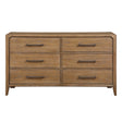 Elowen Brown Dresser by Homelegance at Eve Furniture