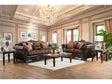 Elpis Brown/Espresso Sofa & Loveseat by Furniture of America at Eve Furniture