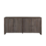 Elston Brown Four-Door Sideboard by Crestview at Eve Furniture