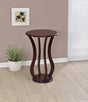 Elton Cherry Round Top Accent Table by Coaster at Eve Furniture