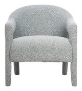 Eluma Dusty Teal Accent Chair by Zuomod at Eve Furniture