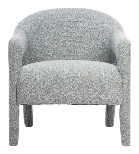 Eluma Dusty Teal Accent Chair by Zuomod at Eve Furniture