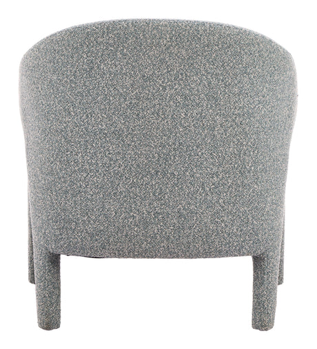Eluma Dusty Teal Accent Chair by Zuomod at Eve Furniture
