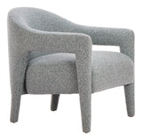 Eluma Dusty Teal Accent Chair by Zuomod at Eve Furniture