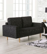 Elverum Black Sofa & Loveseat by Furniture of America at Eve Furniture